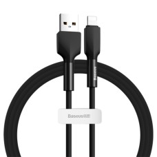Кабель Baseus Silica gel cable USB For IP 1m Black