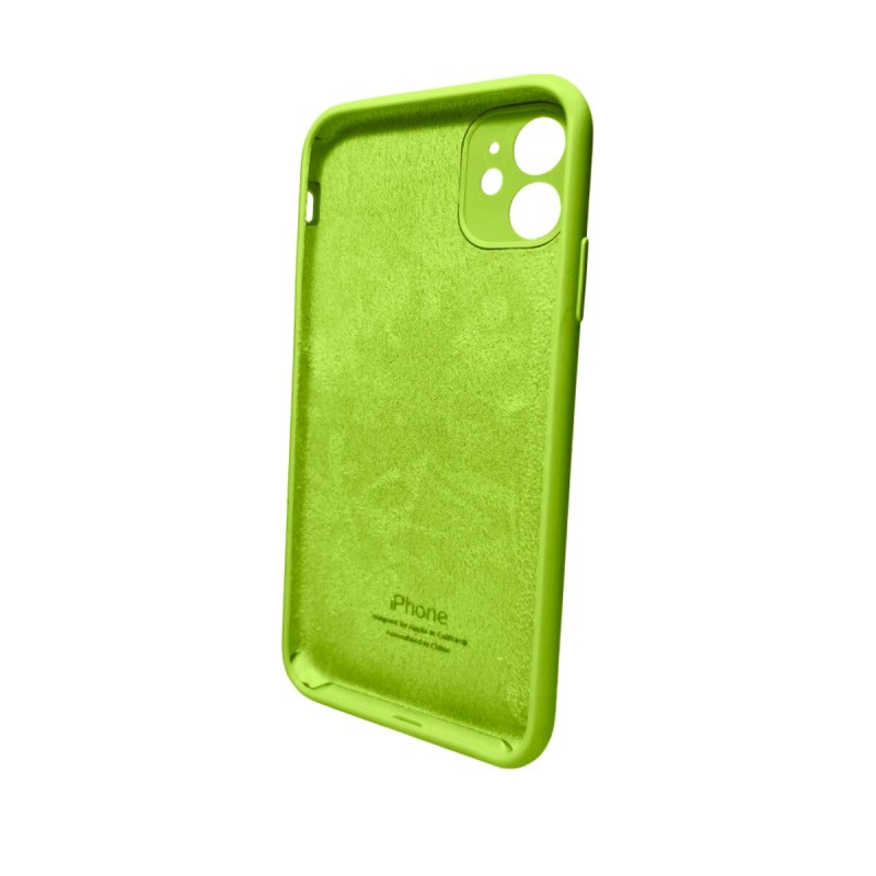 Чохол для смартфона Silicone Full Case AA Camera Protect for Apple iPhone 11 кругл 24,Shiny Green