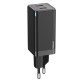 Мережевий зарядний пристрій Baseus GaN2 Q.Charger C+C 45W With Mini Cable Type-C toType-C 60W Black