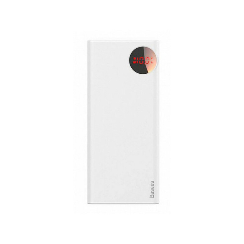 Зовнішній акумулятор Baseus Mulight Power Bank 20000mAh White