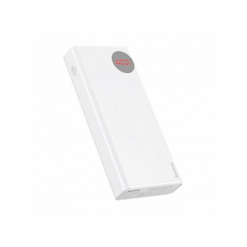 Зовнішній акумулятор Baseus Mulight Power Bank 20000mAh White