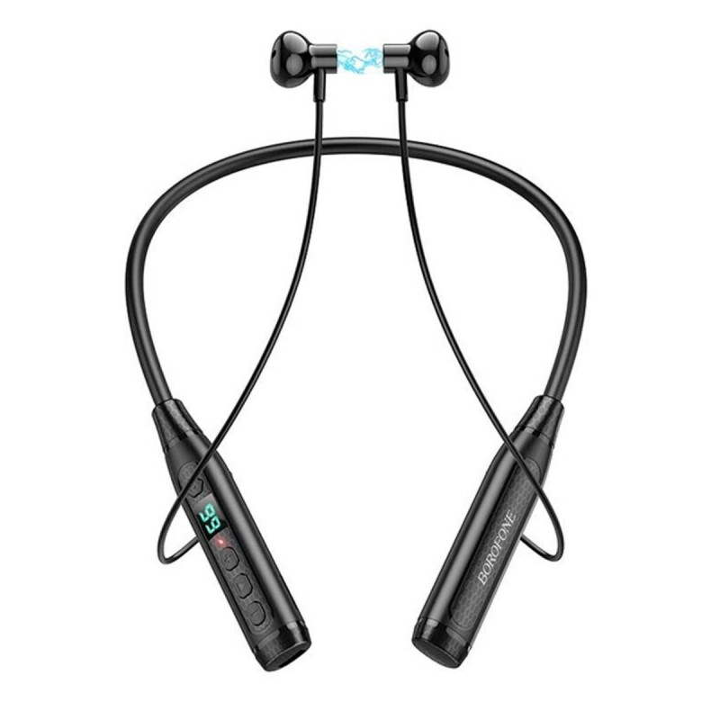 Навушники BOROFONE BE61 Traveller neckband BT earphones Black