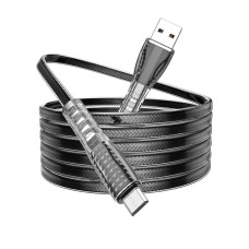 Кабель BOROFONE BU31 Clear shadow jelly braided charging data cable for Micro Black