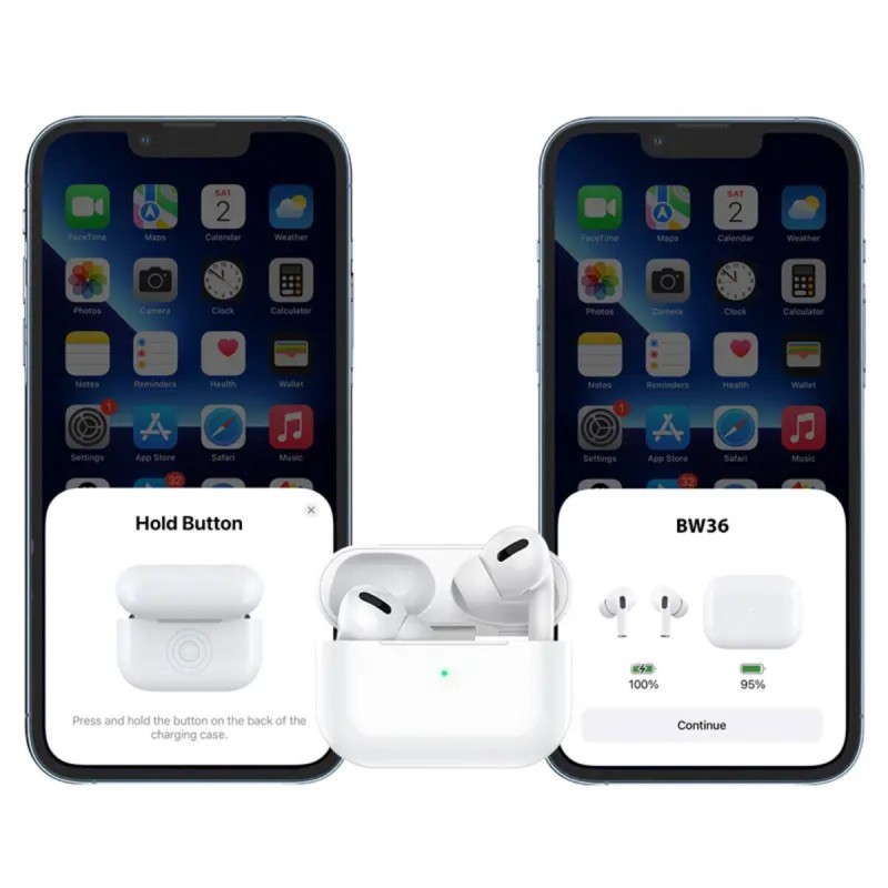 Навушники BOROFONE BW36 True wireless ANC noise reduction BT headset White