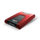 PHD External 2.5'' ADATA USB 3.2 Gen. 1 DashDrive Durable HD650 2TB Red