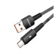 Кабель Essager Sunset USB A to Type C 120W USB Charging Cable 1m black (EXC120-CG01-P)