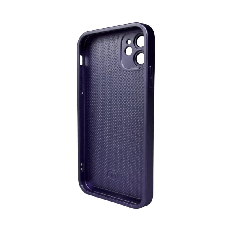 Чохол для смартфона AG Glass Matt Frame Color MagSafe Logo for Apple iPhone 11 Deep Purple