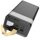 Зовнішній акумулятор BOROFONE BJ18A Coolmy digital display power bank 30000mAh Black