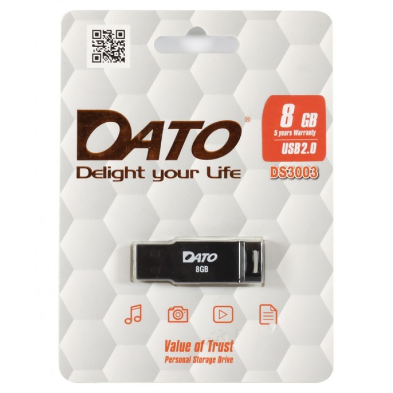 Flash DATO USB 2.0 DS3003 8Gb black