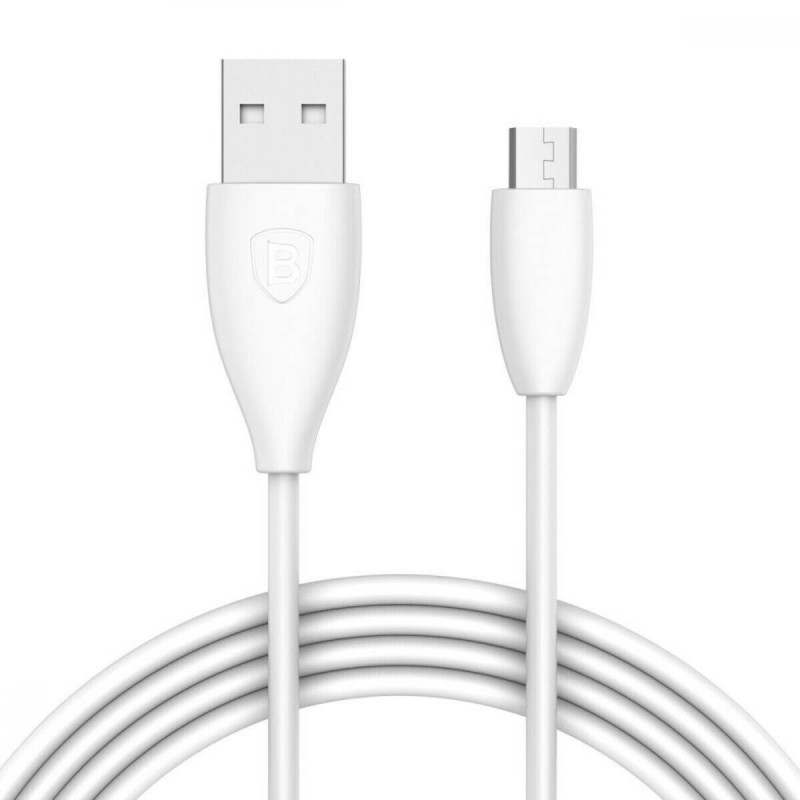 Кабель Baseus Small Pretty Waist Cable For Micro 1m White
