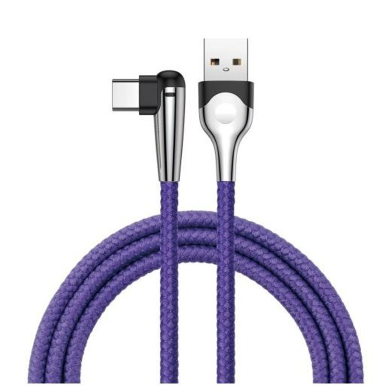 Кабель Baseus MVP Mobile game Cable USB For Type-C 3A 2M Blue