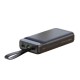 Зовнішній акумулятор XO PR157 PD20W/QC22.5W 40000mAh Black