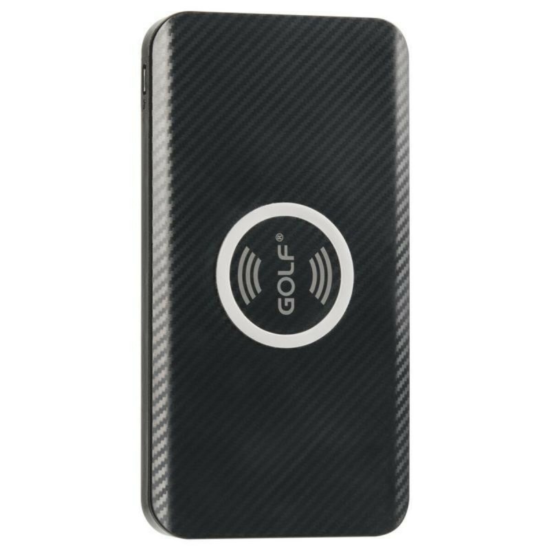 Зовнішній акумулятор GOLF W3 Wireless Charge 5000mAh Black