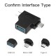 Адаптер Vention OTG Adapter Black For Android (CDIB0)