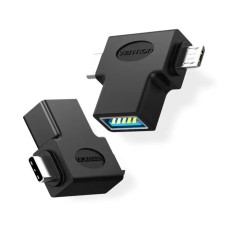 Адаптер Vention OTG Adapter Black For Android (CDIB0)