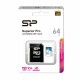 microSDXC (UHS-1 U3) SiliconPower Superior Pro Colorful 64Gb class 10 A1 V30 (adapter SD)