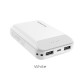 Зовнішній акумулятор BOROFONE BT17 RayPower, mobile power bank, 10000mAh 2A White