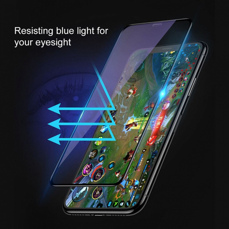 Захисне скло Baseus 0.2mm All-screen Arc-surface Tempered Glass Film For iP 6.5 Black