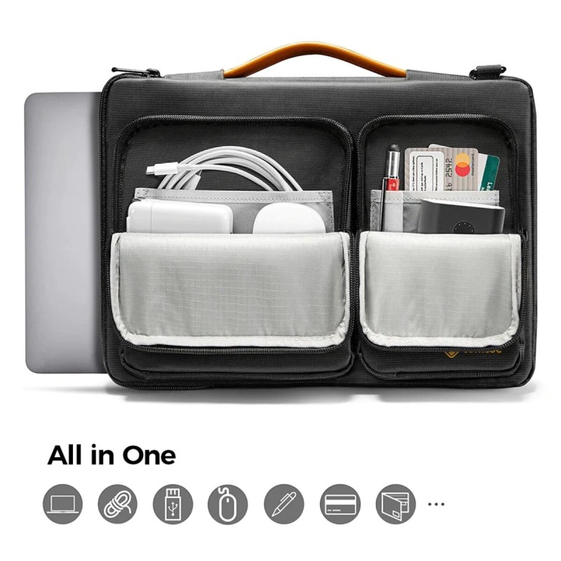 Сумка для ноутбука Tomtoc Defender-A42 Laptop Briefcase Black 13.5 Inch (A42D3D1)