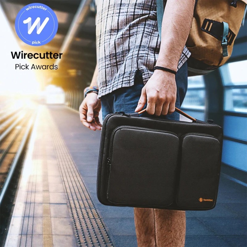 Сумка для ноутбука Tomtoc Defender-A42 Laptop Briefcase Black 13.5 Inch (A42D3D1)