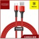 Кабель Baseus halo data cable USB For Micro 3A 1m Red