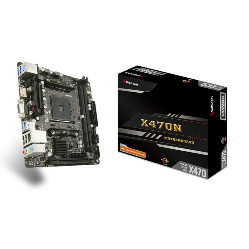Материнська плата Biostar X470 (sAM4,  AMD X470, PCI-Ex16)