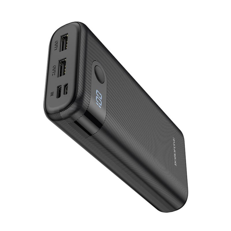 Зовнішній акумулятор BOROFONE BT35 Smart force power bank 10000mAh 2A Black