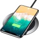 Бездротовий зарядний пристрій Baseus Metal WirelessCharger Tarnish+black