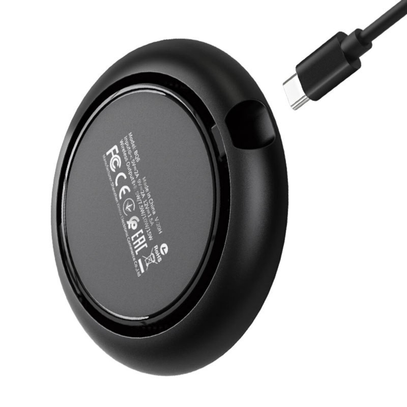 Бездротовий зарядний пристрій BOROFONE BQ6 Boon 15W wireless fast charger Black
