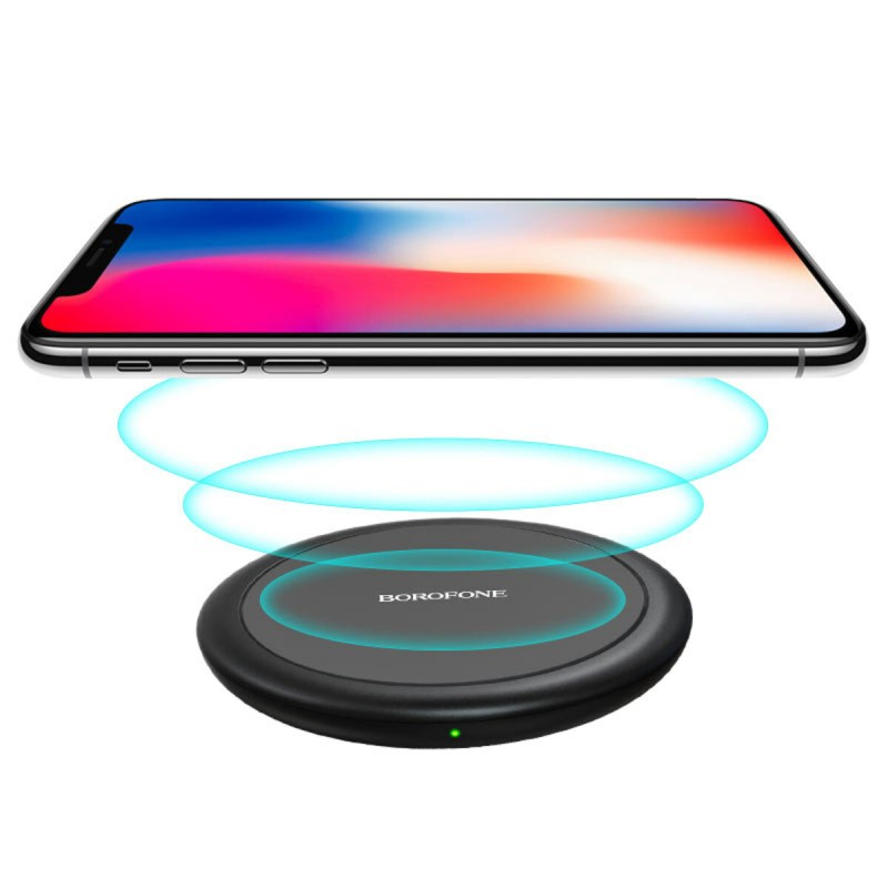 Бездротовий зарядний пристрій BOROFONE BQ6 Boon 15W wireless fast charger Black