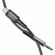 Кабель ACEFAST C1-08 USB-C to 3.5mm aluminum alloy audio cable Gray