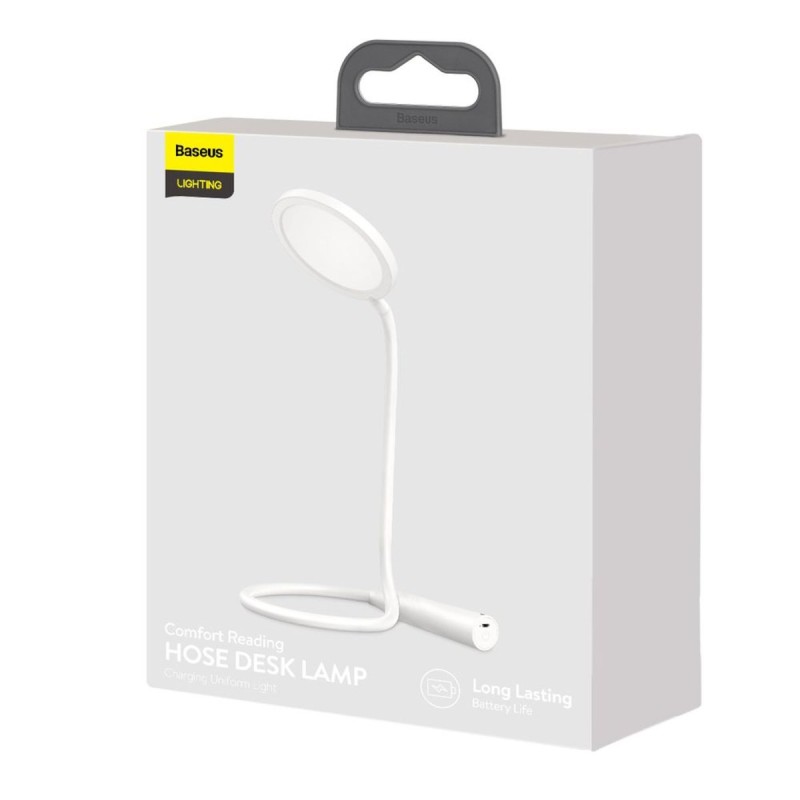 Світильник Baseus Comfort Reading Charging Uniform Light Hose Desk Lamp White