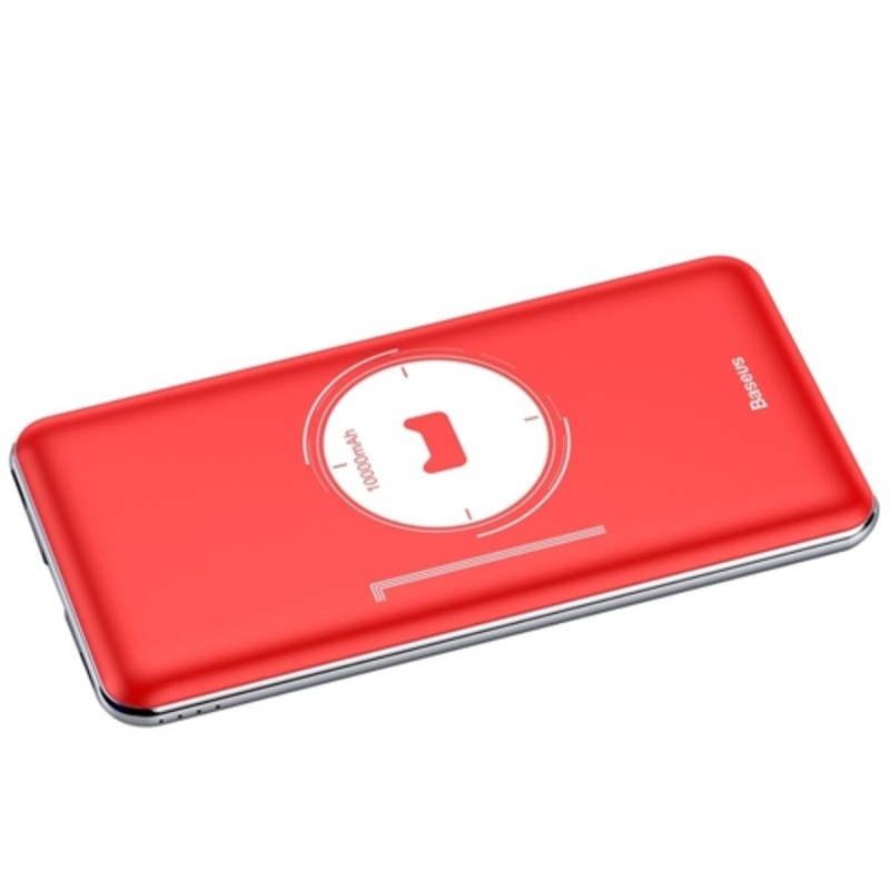 Зовнішній акумулятор Baseus Simbo Smart Power Bank 10000mAh Red