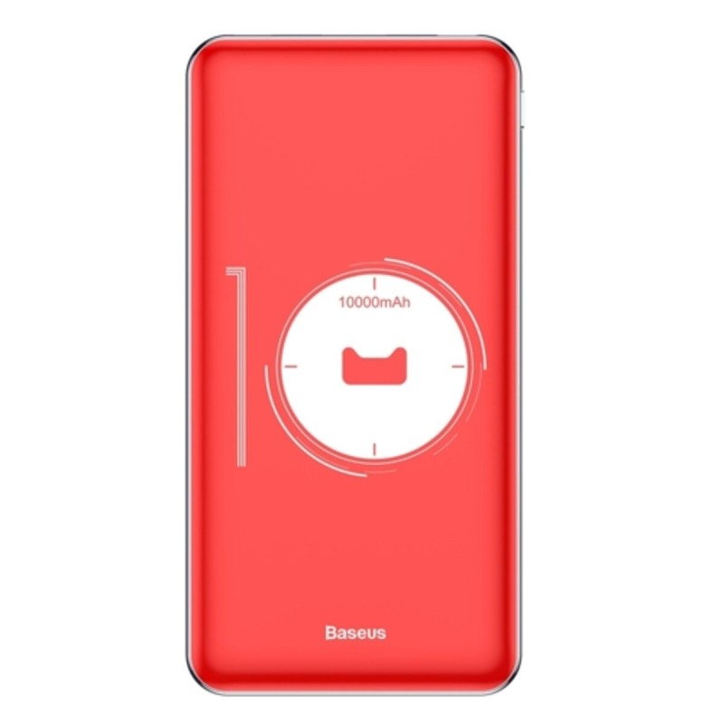 Зовнішній акумулятор Baseus Simbo Smart Power Bank 10000mAh Red