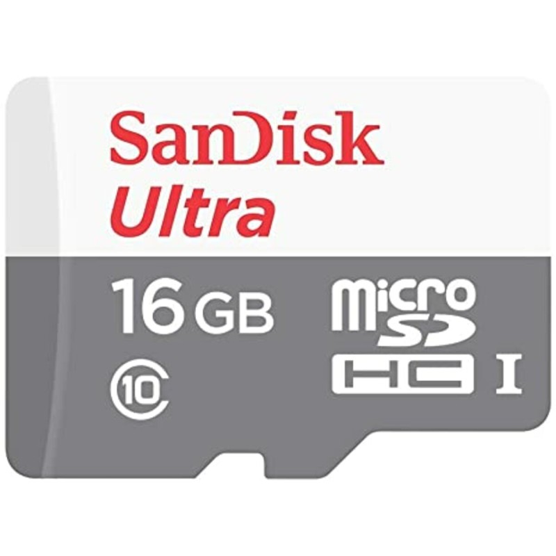 microSDHC (UHS-1) SanDisk Ultra 16Gb class 10 (48Mb/s) (adapter SD)