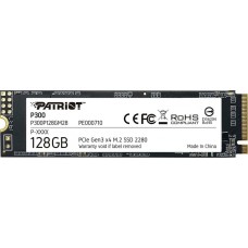 SSD M.2 Patriot P300 128GB NVMe 2280 PCIe 3.0 3D TLC