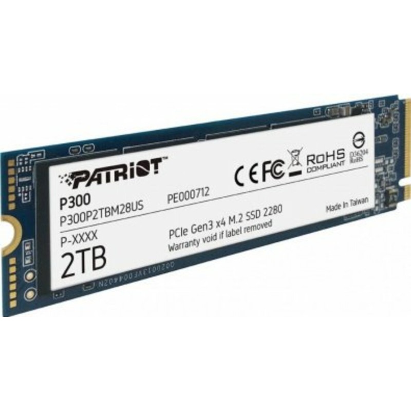 SSD M.2 Patriot P300 2TB NVMe 2280 PCIe 3.0x4 3D NAND TLC