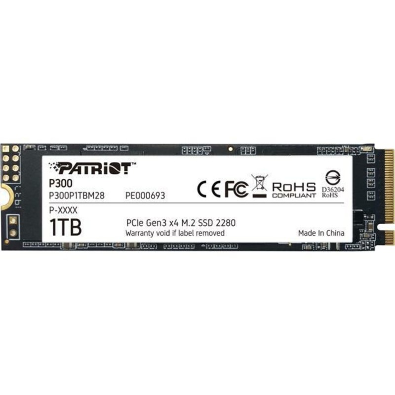 SSD M.2 Patriot P300 1TB NVMe 2280 PCIe 3.0x4 3D NAND TLC