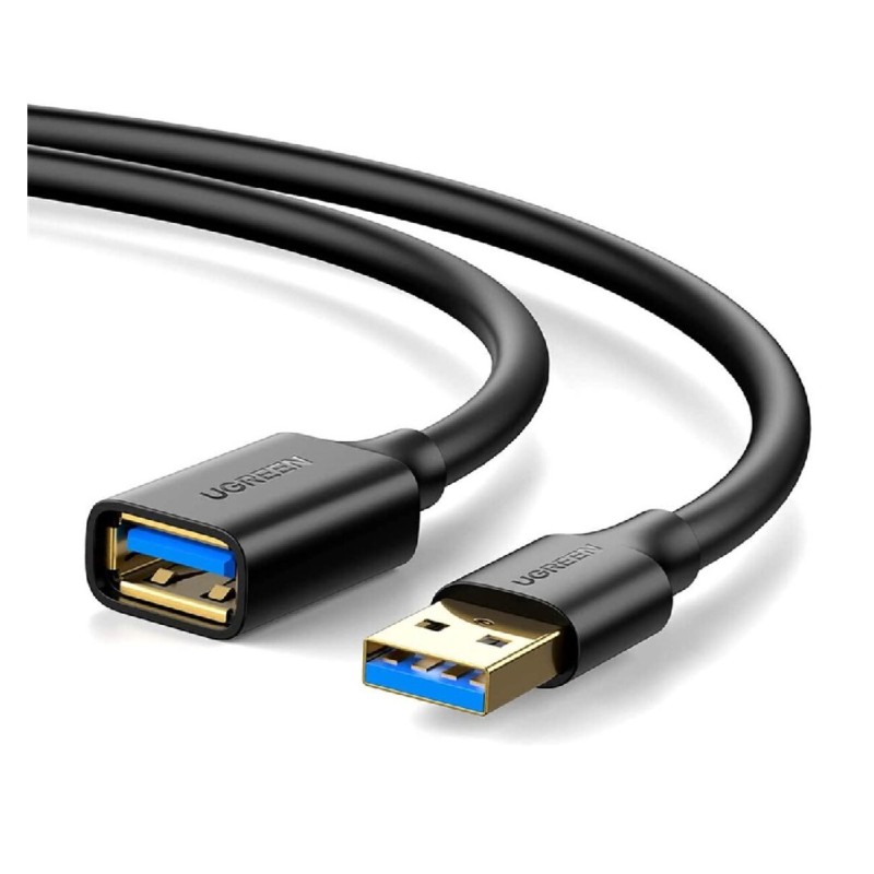 Подовжувач UGREEN US129 USB 3.0 Extension Male Cable 1m (Black) (UGR-10368)