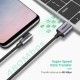 Кабель UGREEN US284 Right Angle USB-A to USB-C Cable 1m (Space Gray) (UGR-50941)