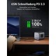 Зарядний пристрій UGREEN CD268 65W DigiNest Cube (2C2A) (UGR-60113)