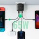 Зарядний пристрій UGREEN CD224 65W Wall Charger (3C1A) EU (UGR-70774)