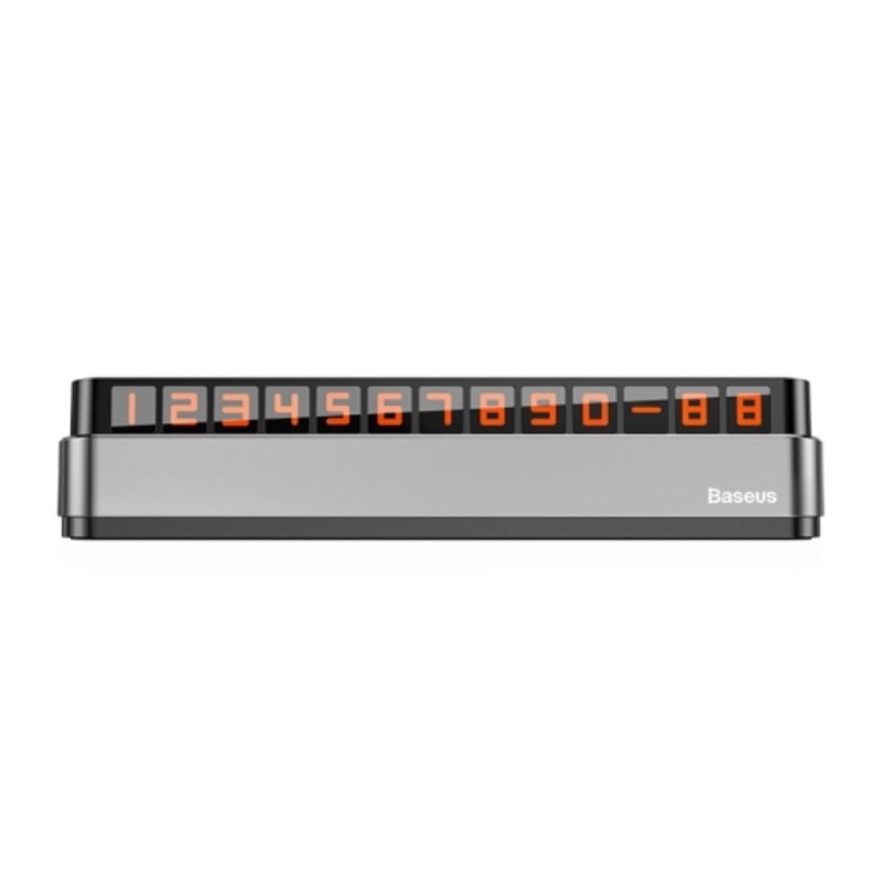 Паркувальна карта Baseus Moonlight Box Series Temporary Parking Number Plate Dark gray