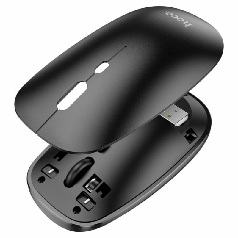 Миша Hoco GM15 Art dual-mode business wireless mouse Black