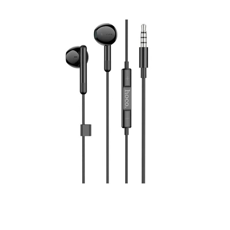 Навушники HOCO M93 wire control earphones with microphone Black