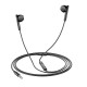 Навушники HOCO M93 wire control earphones with microphone Black
