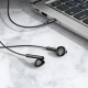 Навушники HOCO M93 wire control earphones with microphone Black
