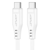 Кабель ACEFAST C3-03 Type-C to Type-C 3A, 60W, 1.2m, TPE, TPE connectors, White