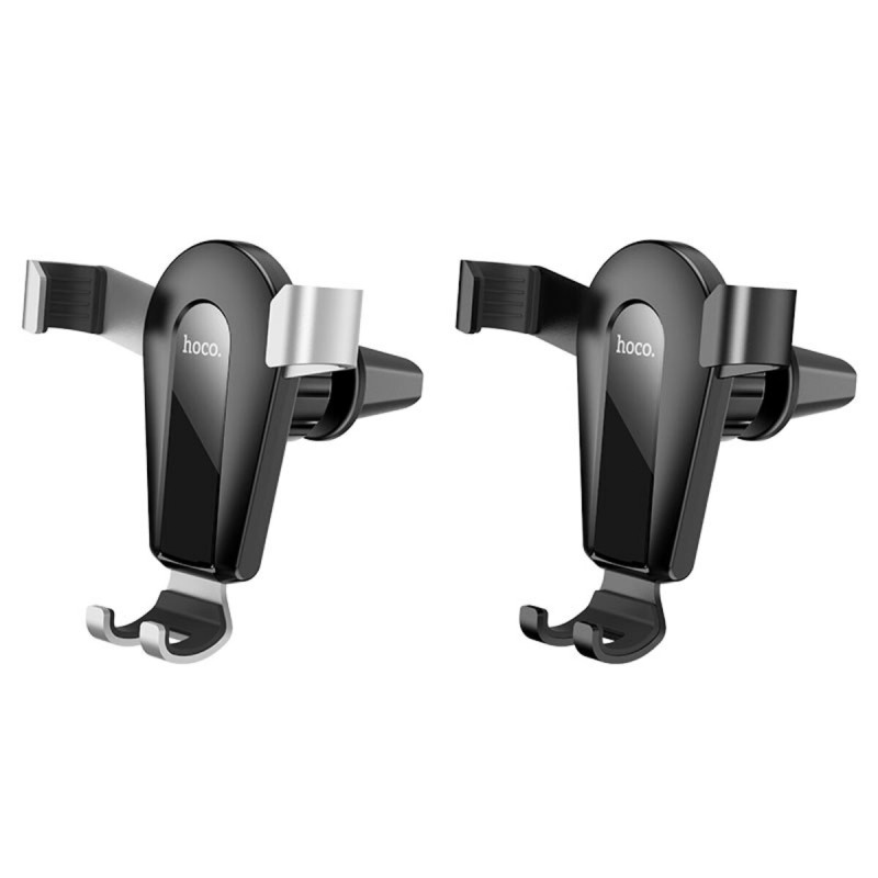Тримач для мобільного HOCO CA92 Gold shield air outlet gravity holder Black