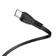 Кабель HOCO X40 USB to Type-C 3A, 1m, TPE, TPE connectors, Black